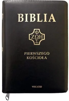 Biblia pierwszego Kościoła z paginat. suwak czarna