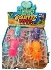 Ośmiornica squeeze 4 kolory mix