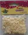 Cekiny Kremowe Kółka (7mm 10g) - tantis.pl