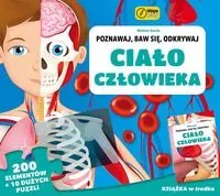 Poznawaj, baw się, odkrywaj. Ciało człowieka. Książka i puzzle - tantis.pl