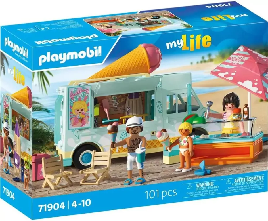 Playmobil Furgonetka z lodami i sklepikiem surfingowym 71904 - tantis.pl