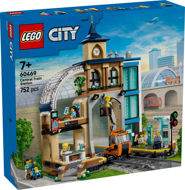 LEGO® Cicty. Centralny dworzec kolejowy 60469 - tantis.pl