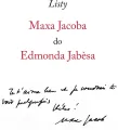 Listy Maxa Jacoba do Edmonda Jabesa - tantis.pl