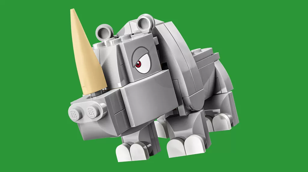 LEGO® Super Mario. Nosorożec Rambi — zestaw rozszerzający. 71420 - tantis.pl