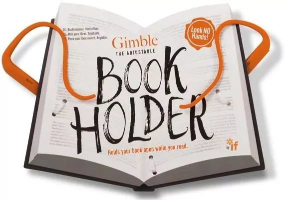 Gimble Book Holder pomarańczowy uchwyt do książki - tantis.pl