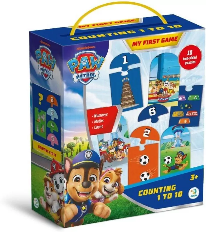Gra edukacyjna Paw Patrol Liczenie od 1 do 10 - tantis.pl