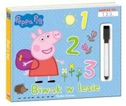Peppa Pig. Napisz to... 1, 2, 3. Biwak w lesie - tantis.pl