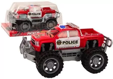 Samochód Policji Pickup czerwony - tantis.pl