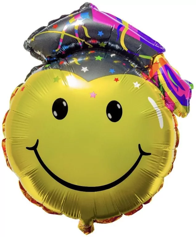 Balon foliowy emotikon Absolwent - tantis.pl