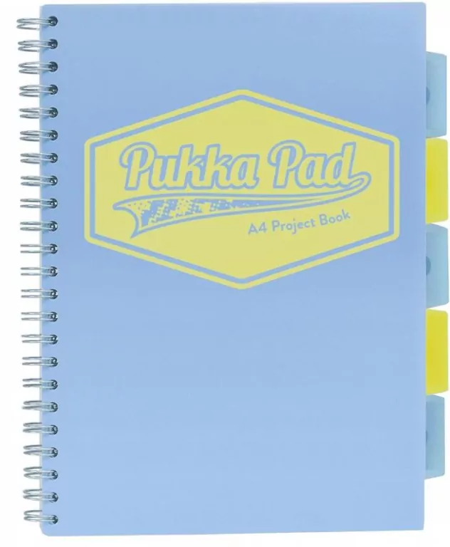 Kołozeszyt Pukka Pad A4 Project Book Pastel niebieski - tantis.pl