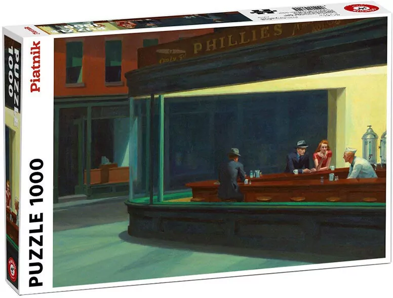 Puzzle 1000 el. Hopper Nighthawks - tantis.pl