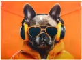 Koperta A4 PP na napę z nadrukiem Cool Dog - tantis.pl