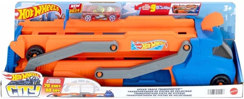 Hot Wheels Miejski transporter + auto - tantis.pl