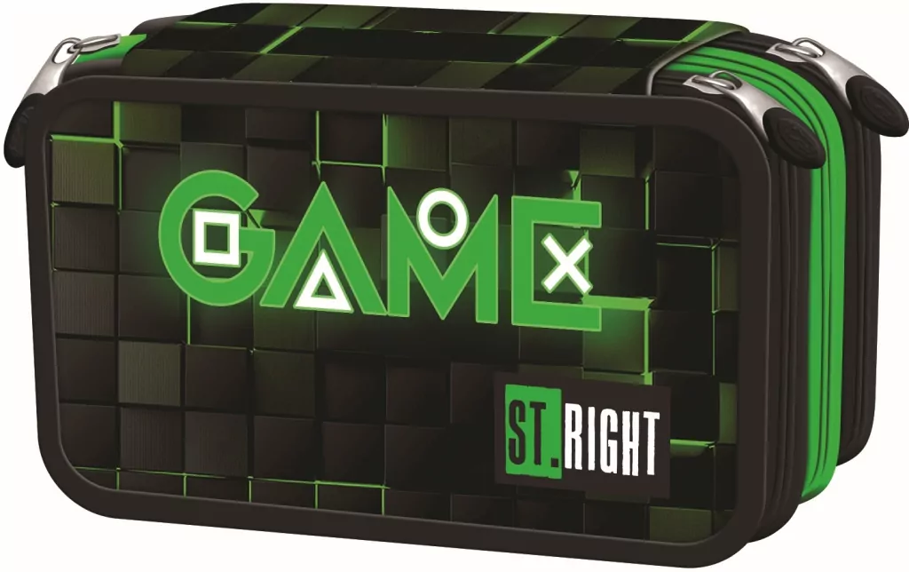 Piórnik potrójny z wyposażeniem PC5 Green Game - tantis.pl