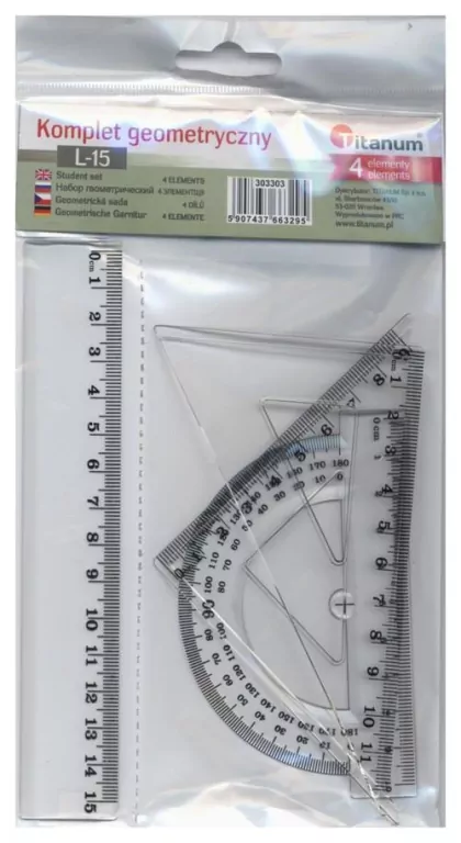 Komplet geometryczny 15cm 4 elementowy - tantis.pl