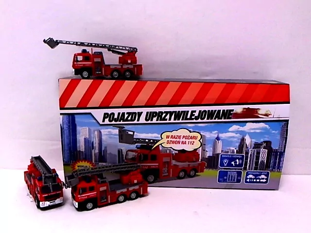 Hipo. Wóz strażacki z dźwiękiem i światłem, 14cm - tantis.pl