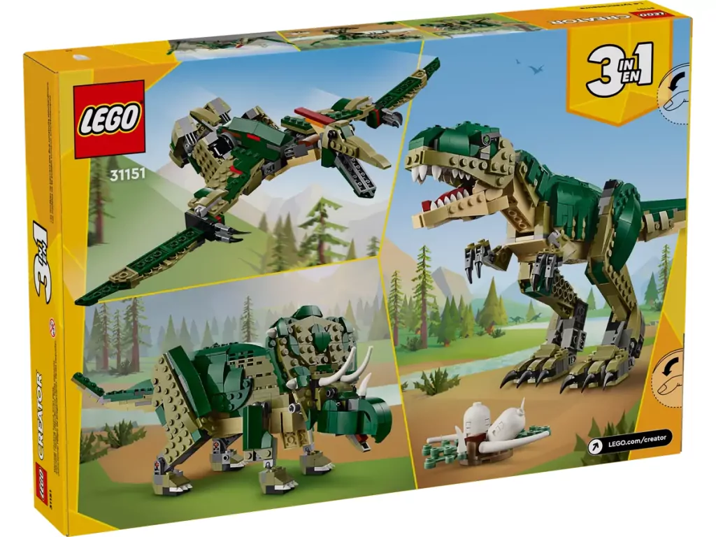 LEGO® Creator. Tyranozaur 3w1. 31151 - tantis.pl