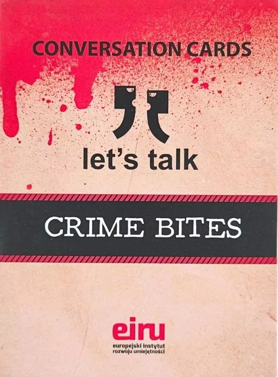 Karty Konwersacyjne. Let's talk Crime bites - tantis.pl