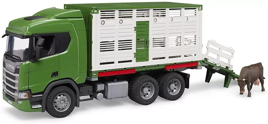 Scania Super 560R. Ciężarówka zielona - tantis.pl