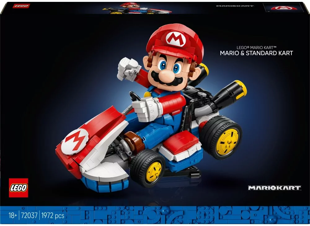 LEGO® Super Mario. Mario Kart™: Mario i Standard Kart 72037 - tantis.pl