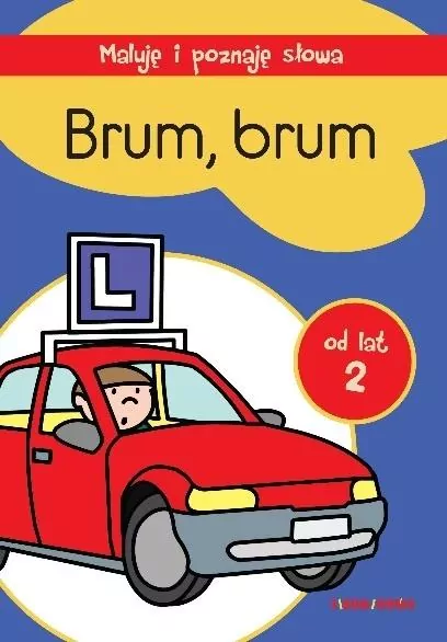 Brum, brum. Maluję i poznaję słowa - tantis.pl