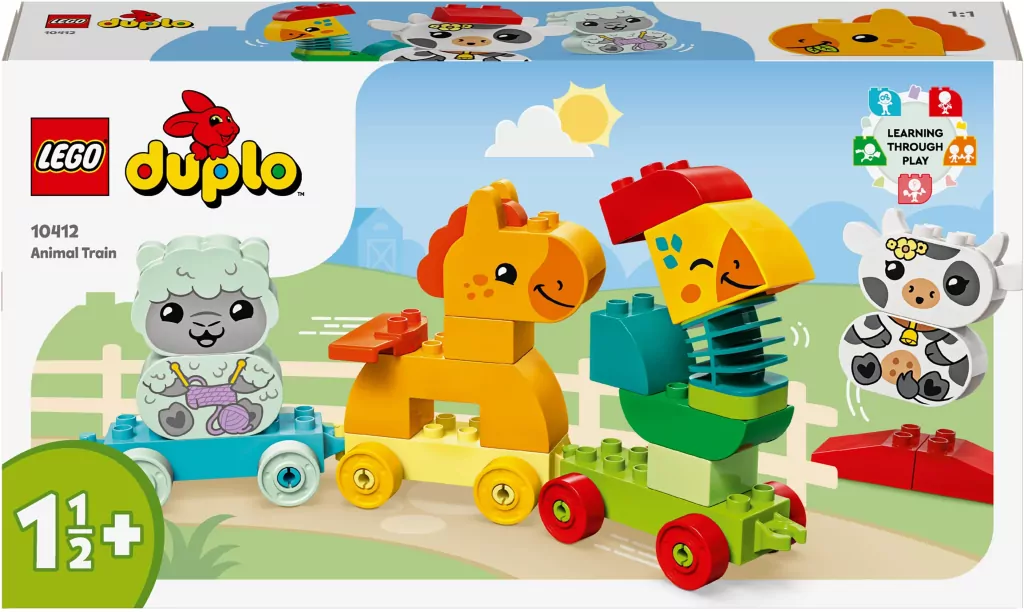 LEGO® DUPLO®. Mój pierwszy pociąg ze zwierzątkami 10412 - tantis.pl