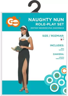 Strój dla dorosłych Niegrzeczna Zakonnica rozm. M