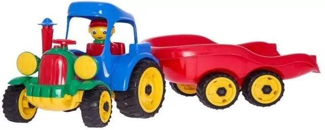 Traktor z przyczepą, mix - tantis.pl