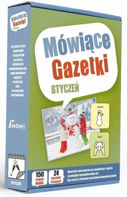 Mówiące Gazetki. Styczeń pomoc dydaktyczna - tantis.pl