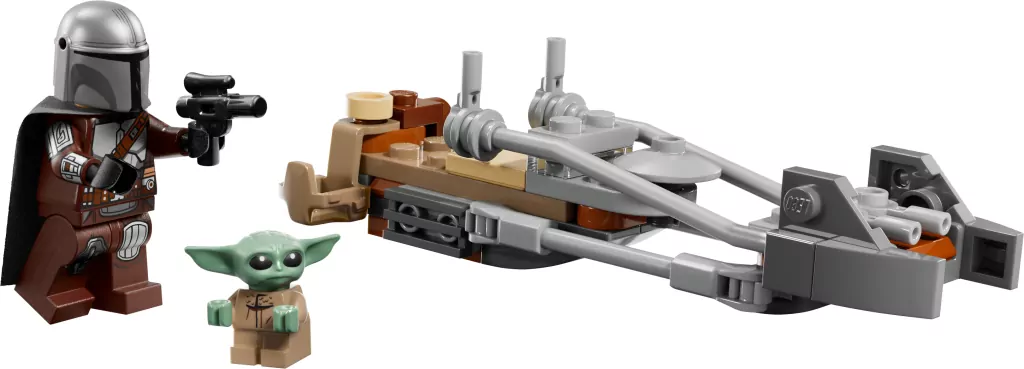 LEGO® Star Wars. Śmigacz Mandalorianina i Grogu  75436 - tantis.pl
