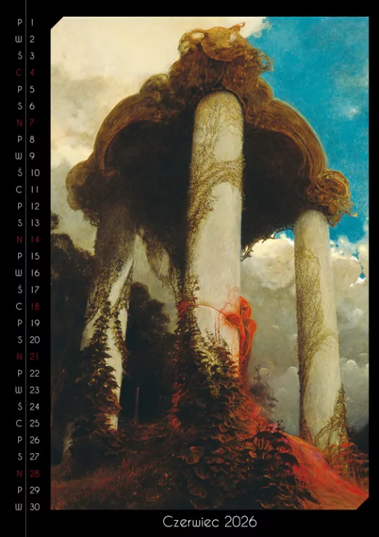 Kalendarz 2026 - Beksiński wzór 4 A3 - tantis.pl