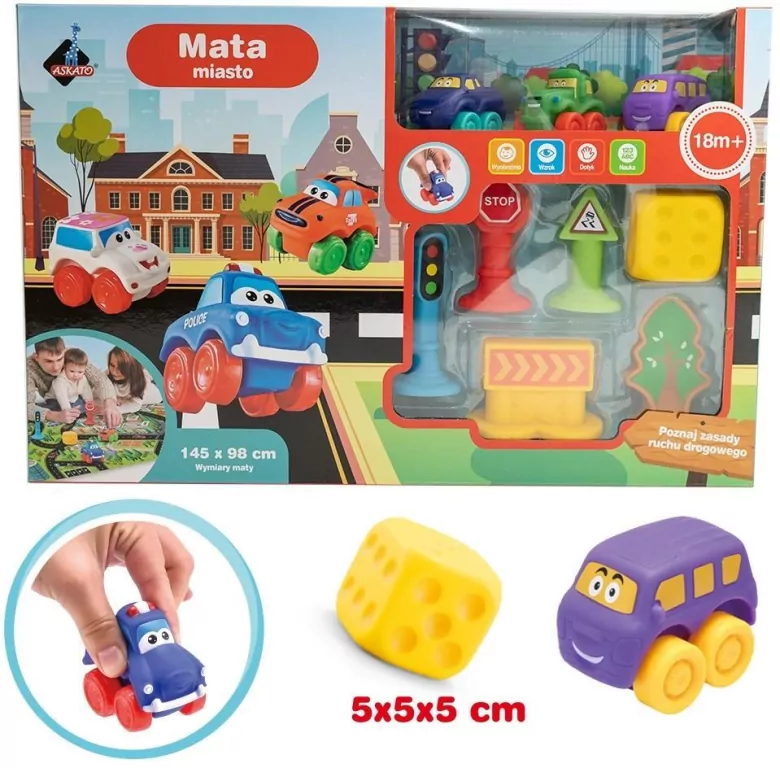 Mata miasto z miękkimi pojazdami - tantis.pl