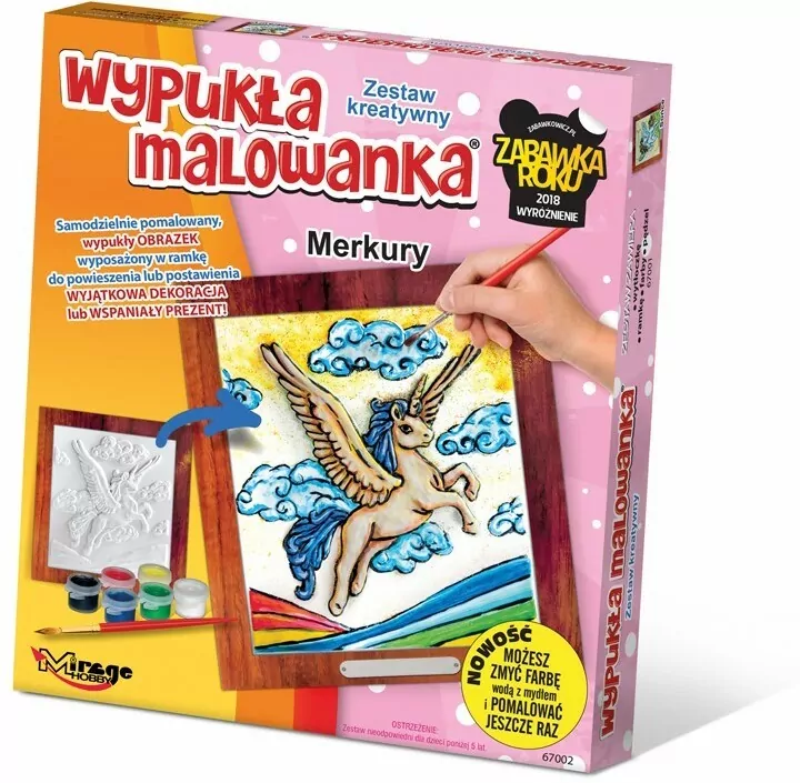 Wypukła malowanka - Jednorożec Merkury - tantis.pl