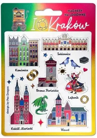 Magnesy I Love Poland Kraków ILP-MAG-MULTI-KRA-01 - tantis.pl