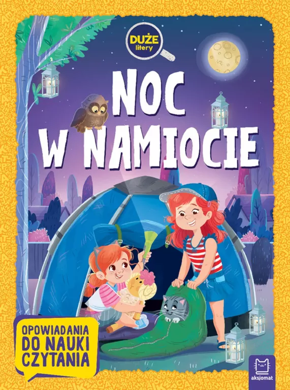 Noc w namiocie. Duże litery - tantis.pl