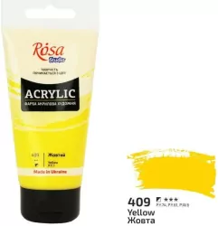 Farba akrylowa yellow 409 75ml