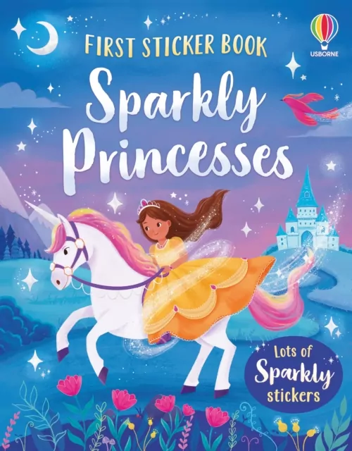 First Sticker Book Sparkly Princesses - tantis.pl
