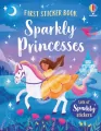 First Sticker Book Sparkly Princesses - tantis.pl