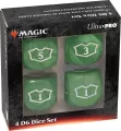 Ultra Pro: Magic the Gathering - Green Mana - 22 mm Deluxe Loyalty Dice Set - tantis.pl