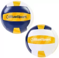 Piłka siatkowa Max Sport niebiesko-biało-żółta