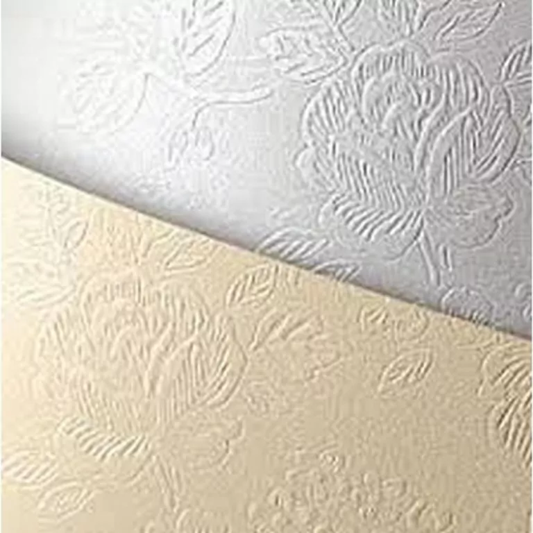 Karton ozdobny, A4, Floral, 220 g/m2, diamentowa biel - tantis.pl
