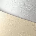 Karton ozdobny, A4, Floral, 220 g/m2, diamentowa biel - tantis.pl