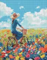 Diamentowa mozaika - Podróż w kwiatach 40x50cm - tantis.pl