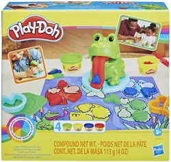Play-Doh. Zestaw z ciastoliną Starters Żaba i nauka kolorów