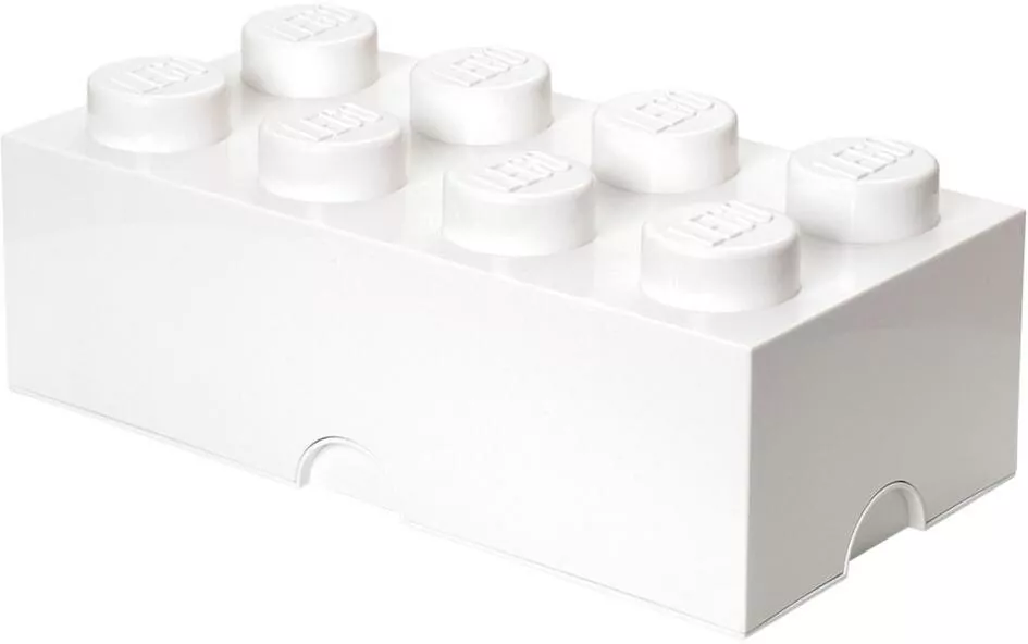 LEGO(R) pojemnik klocek ósemka biały - tantis.pl