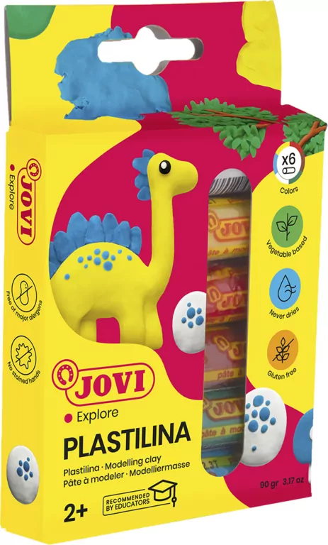 Plastelina 6 kolorów JOVI - tantis.pl
