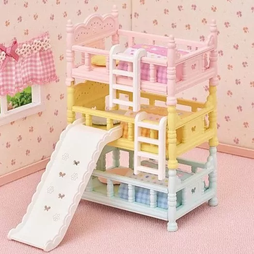 Potrójne łóżko. Sylvanian Families - tantis.pl