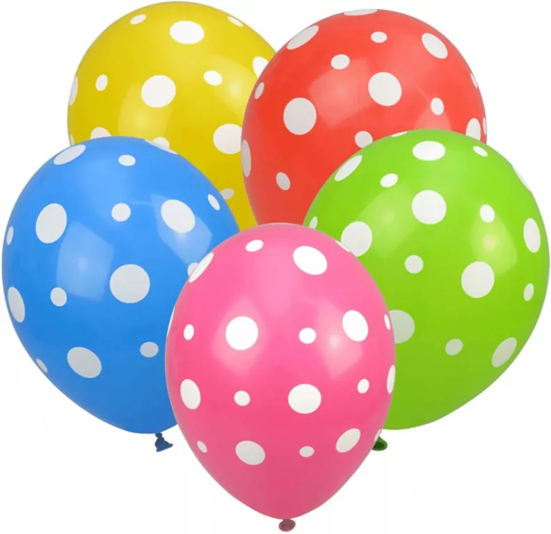 Balony 28cm. Kropki - tantis.pl