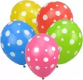 Balony 28cm. Kropki - tantis.pl