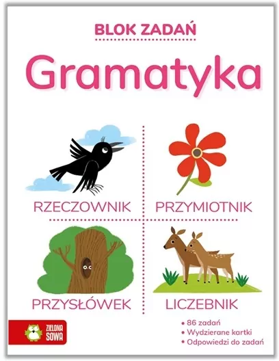 Blok zadań. Gramatyka 9+ - tantis.pl